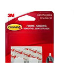 Gancho Adesivo 3M Branco Plastico 450G 2Pecas H0001932278