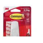 Gancho Adesivo 3M Branco Plastico 2,3 1Kg 1Peca H0001818105