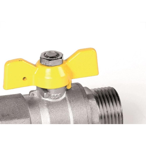 Registro Gas Genebre Reto Borboleta 1/2X1/2Macho Femea 3515 04