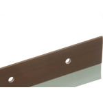 Friso Para Porta Pvc Marrom Flexivel +Furo 90 