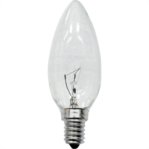Lampada Vela 35 Brasfort Clara E14 40 X 127 7228 - Kit C/10 