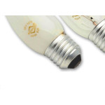 Lampada Vela 35 Brasfort Leitosa E14 40 X 220 7235 - Kit C/10 