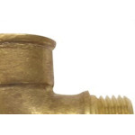 Cotovelo Latao Metais Rei 1/2'' Macho Femea Amarelo 10036