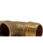 Cotovelo Latao Metais Rei 3/4'' Macho Femea Amarelo 10037