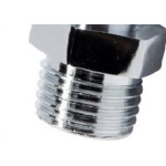 Niple Latao Cromado Metais Rei   1/2X5/8 10094 - Kit C/6 