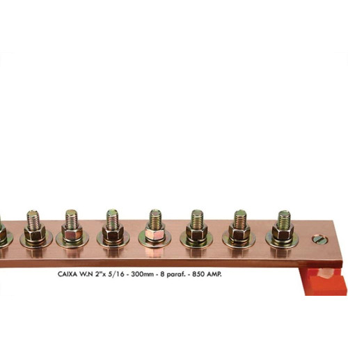 Barramento Caixa ''W.N'' 2X5/16 8 Parafuso 300Mm 4