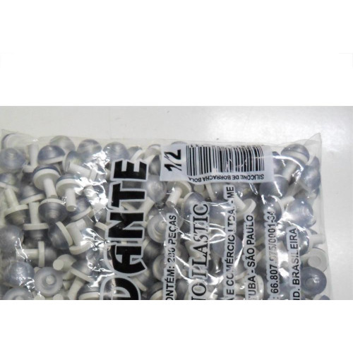 Vedante Pvc+Silicone 1/2''Unoplastic Bola 200Pecas 113