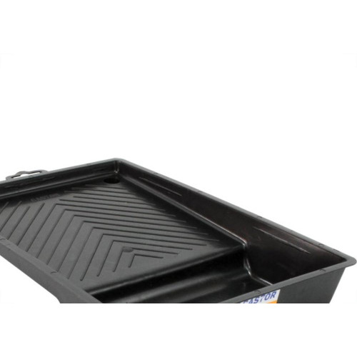 Bandeja De Plastico Castor Media Preta 74