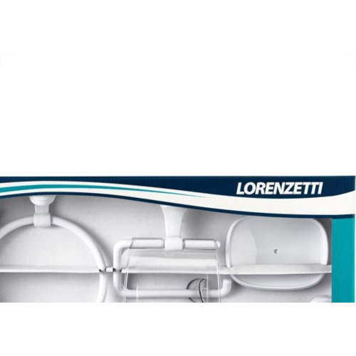 Acessorio Wc Lorenzetti Fortti Branco Kit Com 5 Pecas 