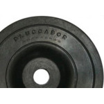 Disco Borracha Dlucca 4,5''Para Esmerilhadeira Furo 5/8'' 1821
