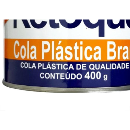 Massa Plastica Retoque 400G Branca 18 - Kit C/12 