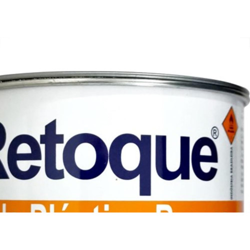 Massa Plastica Retoque 400G Branca 18 - Kit C/12 