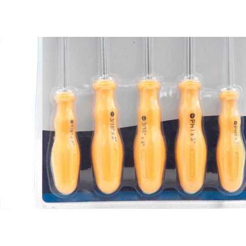 Chave Fenda/Phillips Brasfort Magnetica Com 05 Pecas 8027
