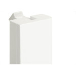 Modulo Alumbra Siena Branco (Cego) Com 2 Pecas 6173