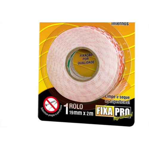 Fita Dupla Face Adelbras Espuma 19 X 2M .