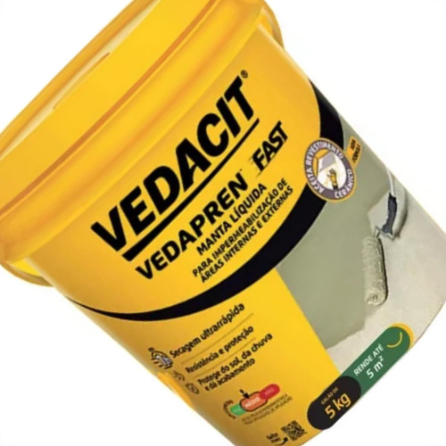 Manta Liquida Otto Baumgart Vedapren Fast Concreto.5Kg 147873