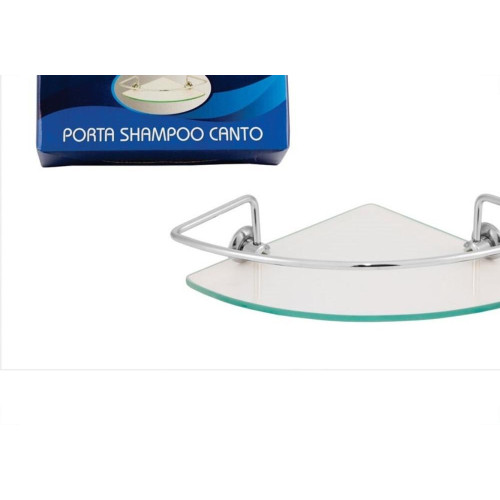 Acessorio Wc Hidrolar Porta Shampoo Canto Cromado 30127