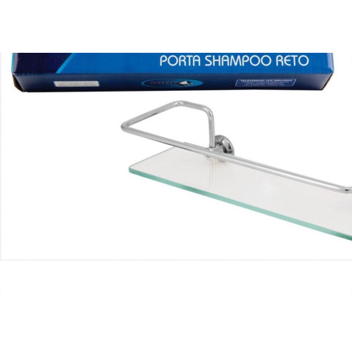 Acessorio Wc Hidrolar Porta Shampoo Reto Cromado 30128