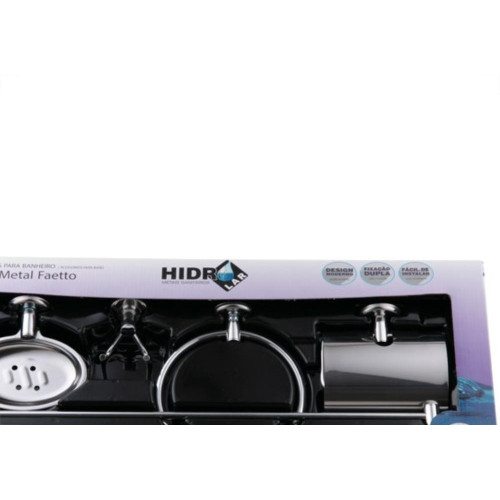 Acessorio Wc Hidrolar Kit Com 5 Pecas Cromado 997