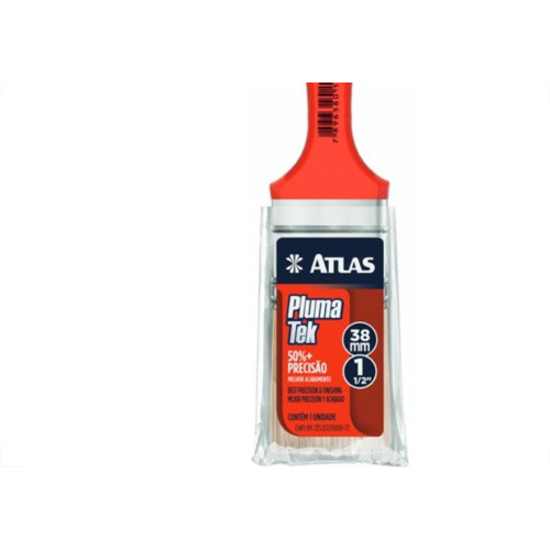 Pincel Trincha Pintura Atlas   315 X 1.1/2'' Plumatek At315/4 - Kit C/12 