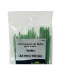 Abracadeira Nylon Brasfort Verde 2,5X100 50 Pecas 7294