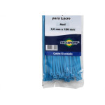 Abracadeira Nylon Brasfort Azul 3,6X150 50 Pecas 7301