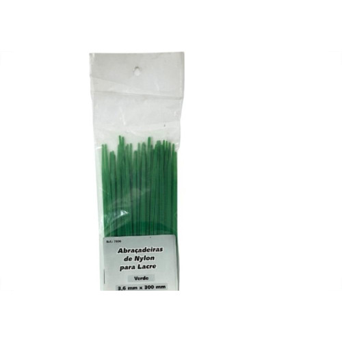 Abracadeira Nylon Brasfort Verde 3,6X300 50 Pecas 7306