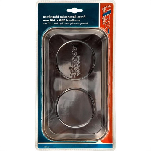 Prato Magnetico Waft Metal Retangular 6226