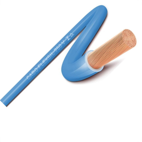 Fio Cabinho Flexivel Sil 750V 240Mm''Por Metro''Azul