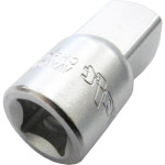 Adaptador Soquete Estriado Waft Cromo Vanadium 1/4 Femea X 3/8 Macho 6320