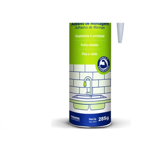 Cola Fixa Cuba Polyfort 285G Aluminio Pulvitec Za027