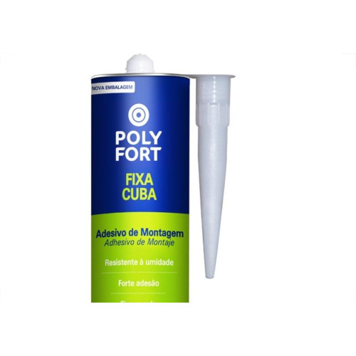 Cola Fixa Cuba Polyfort 285G Aluminio Pulvitec Za027