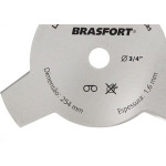 Lamina Rocadeira 3Pontas Brasfort Furo 3/4'' 7346