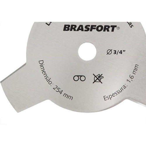 Lamina Rocadeira 3Pontas Brasfort Furo 3/4'' 7346