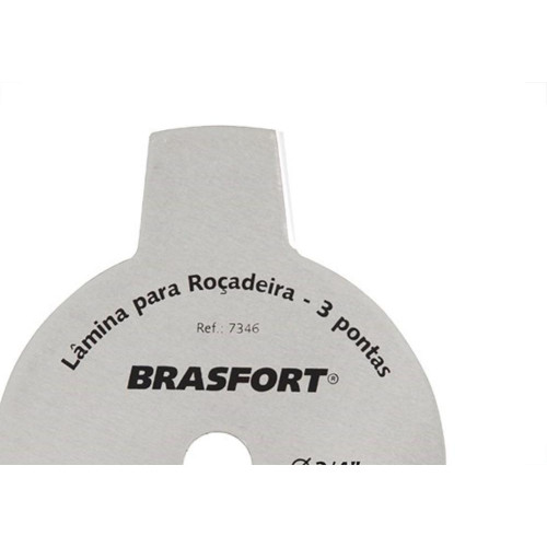 Lamina Rocadeira 3Pontas Brasfort Furo 3/4'' 7346