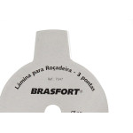 Lamina Rocadeira 3Pontas Brasfort Furo 1'' 7347