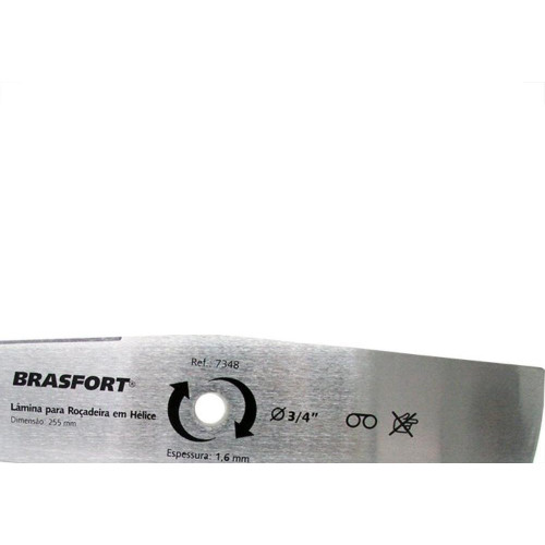 Lamina Rocadeira Helice Brasfort Furo 3/4'' 7348