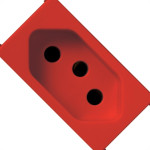 Modulo Soprano Ilus (Tomada 10A Vermelho) 5Ub99007