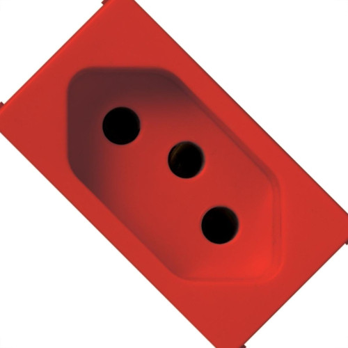 Modulo Soprano Ilus (Tomada 10A Vermelho) 5Ub99007