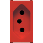 Kit C/5 - Modulo Soprano Ilus (Tomada 20A Vermelho) 5Ub99008