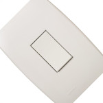 Kit C/3 - Conjunto Soprano Ilus 4X2 Branco Com Placa(1Sim...