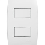 Conjunto Soprano Ilus 4X2 Branco Com Placa(2Simples Distanciado) 5Ta99047