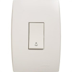 Conjunto Soprano Ilus 4X2 Branco Com Placa(1Campainha) 5Td99040