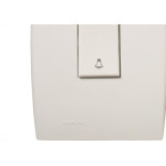 Conjunto Soprano Ilus 4X2 Branco Com Placa(1Campainha) 5Td99040