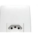 Conjunto Soprano Ilus 4X2 Branco Com Placa(1Tomada 20A) 5Ub99050
