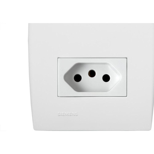 Conjunto Soprano Ilus 4X2 Branco Com Placa(1Simples+Tomada) 5Ta99066