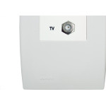 Conjunto Soprano Ilus 4X2 Branco Com Placa(1Tomada Coaxial) 5Tg99062