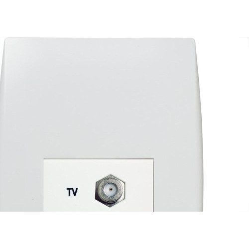Conjunto Soprano Ilus 4X2 Branco Com Placa(1Tomada Coaxial) 5Tg99062