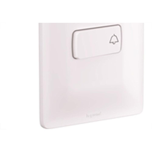 Conjunto Pial Zeffia 4X2 Branco Com Placa(1Campainha) 680109