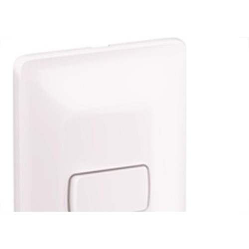Conjunto Pial Zeffia 4X2 Branco Com Placa(1Simples) 680100